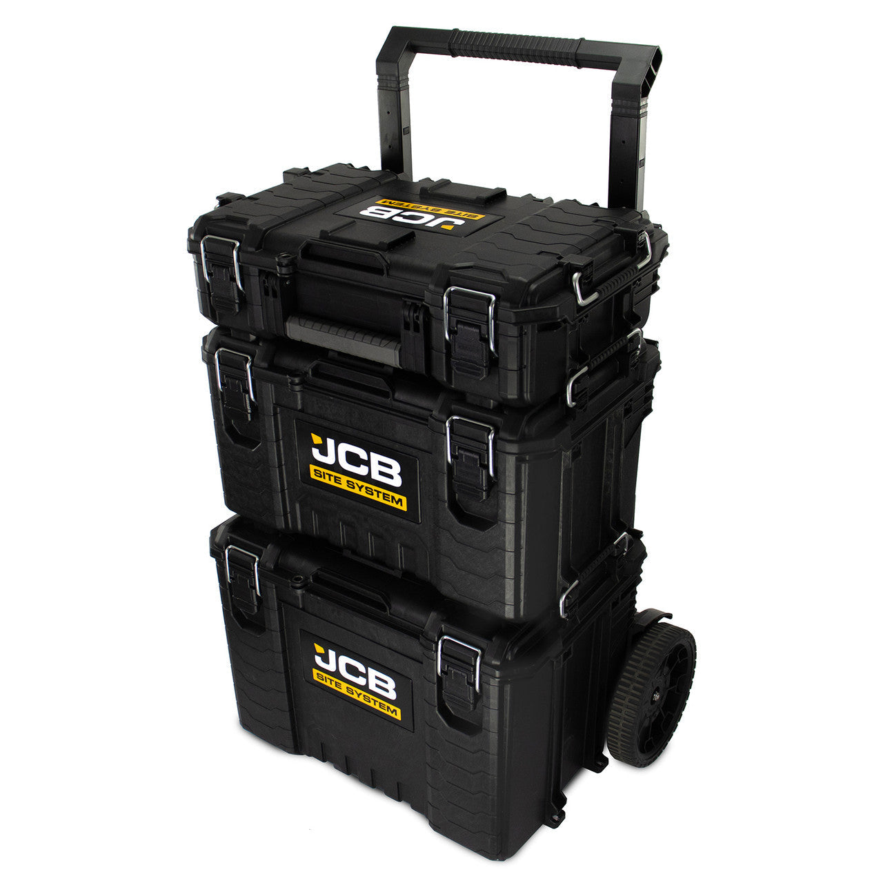 Jcb Packaging Box JCB Site System, 3-Piece Modular Tool Storage, Box and Organiser with ...