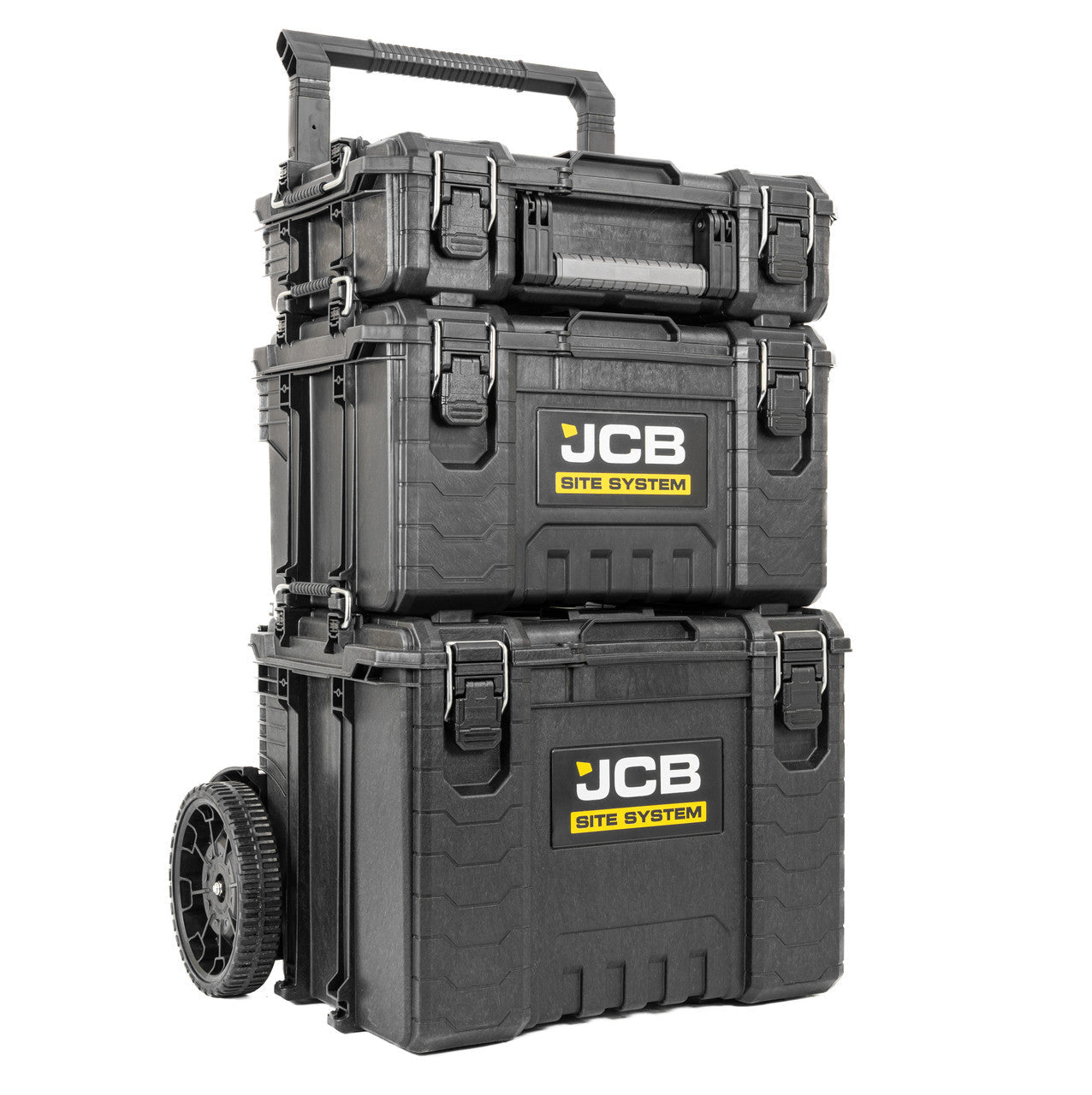Jcb Packaging Box JCB Site System, 3-Piece Modular Tool Storage, Box and Organiser with ...