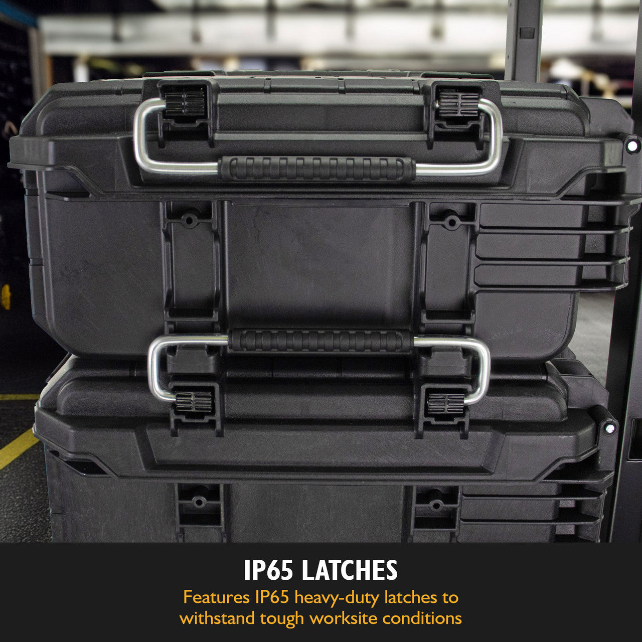 Jcb Box JCB Site System, 3-Piece Modular Tool Storage, Box and Organiser with ...