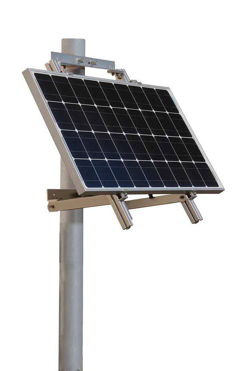 Solar Ringe Support Renogy Single Side 27.4in Pole Mount Support For Solar Panel — Power ...